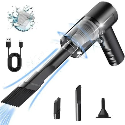 3 in 1 Integrated Suction and Blowing Vacuum Combination Vacuum Cleaner USB Charging Small Car Household Vacuum Cleaner