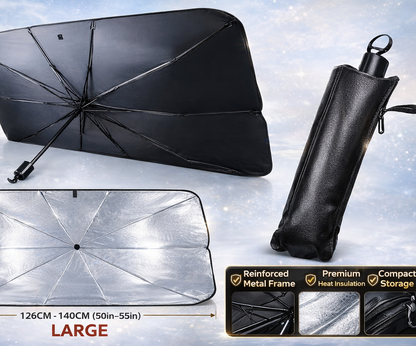 🚗 Foldable Windshield Sun Shade – Keep Your Car Cool in Seconds
