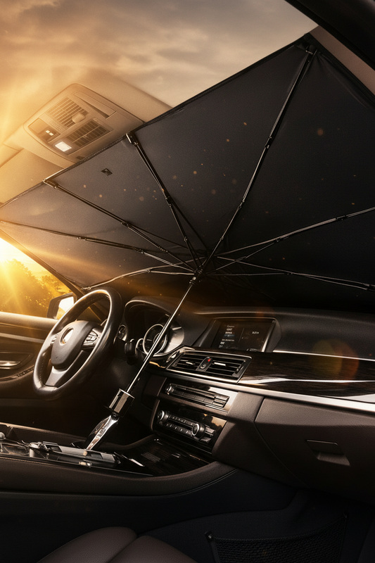 🚗 Foldable Windshield Sun Shade – Keep Your Car Cool in Seconds